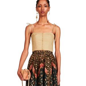 NWT Ulla Johnson‎ Quinn Top in Dune sz 10
